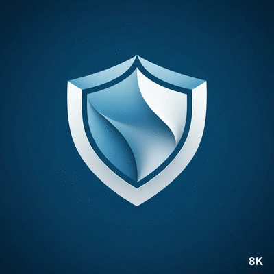 Abstract shield protecting personal information, representing domain privacy.